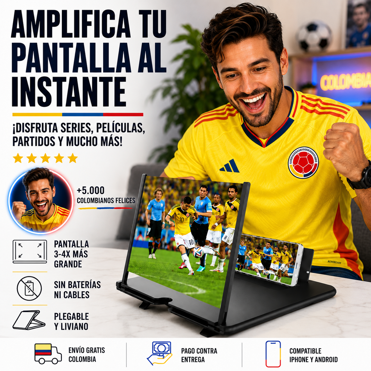 Amplificador de pantalla 3D