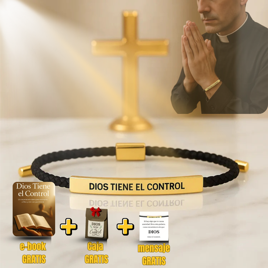 ¡Nuevo! Amuleto Dios tiene el control - Lleva tu fe siempre contigo