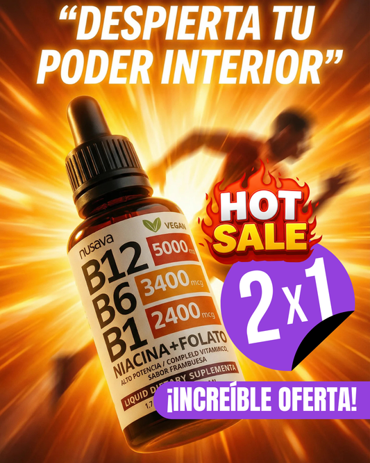 ¡Nuevo! Complejo B de Alta Potencia Vytal B - Energía real, enfoque total y bienestar integral en cada gota