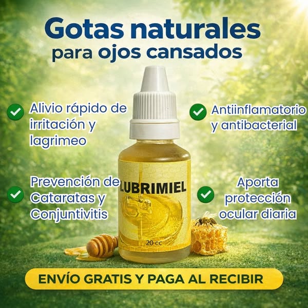 ¡Nuevo! Gotas Oftalmiel  - Alivio Natural para el descanso de tus ojos