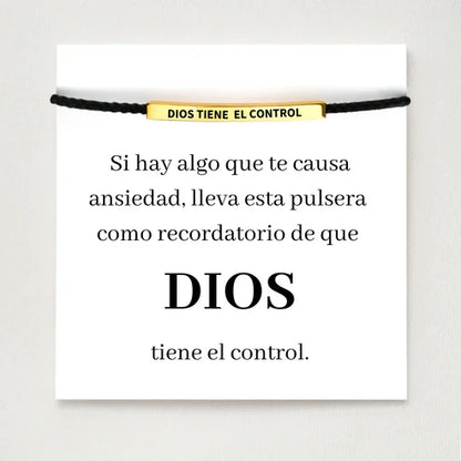 ¡Nuevo! Amuleto Dios tiene el control - Lleva tu fe siempre contigo