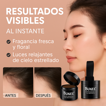 ¡Nuevo! Bunee definidor capilar - Cubre zonas despobladas y canas al instante