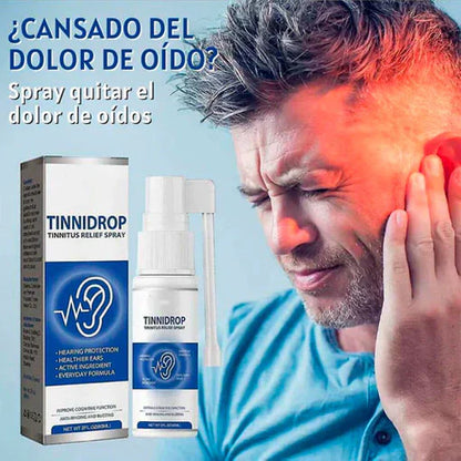 ¡Nuevo! TINNIDROP Spray limpiador de oido - Bienestar auditivo al alcance de tu mano