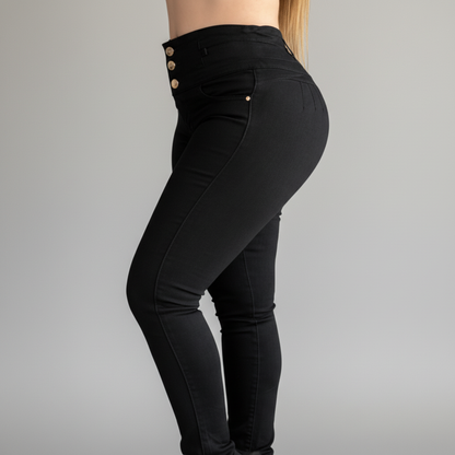 PANTALÓN LEVANTA COLA CON PRETINA MOLDEADORA