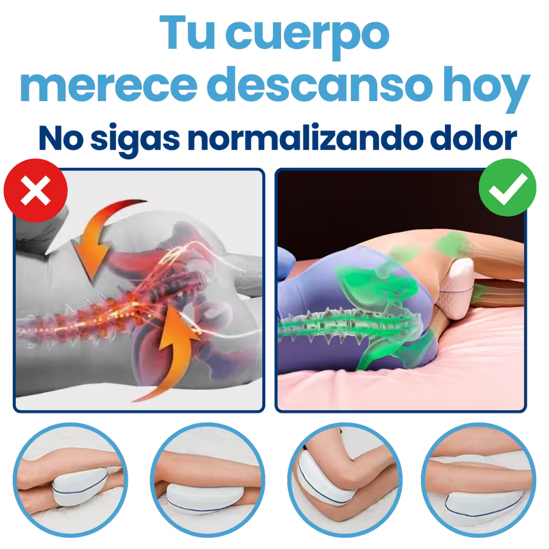 ¡Nuevo! Almohada ergonómica para piernas - Corrige tu postura mientras duermes