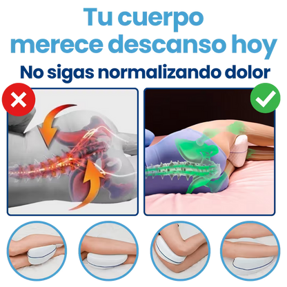 ¡Nuevo! Almohada ergonómica para piernas - Corrige tu postura mientras duermes