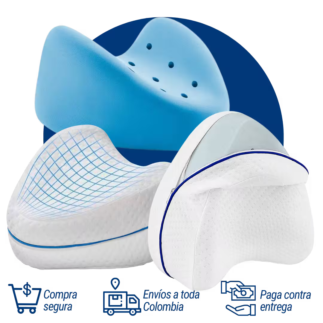 ¡Nuevo! Almohada ergonómica para piernas - Corrige tu postura mientras duermes