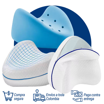 ¡Nuevo! Almohada ergonómica para piernas - Corrige tu postura mientras duermes