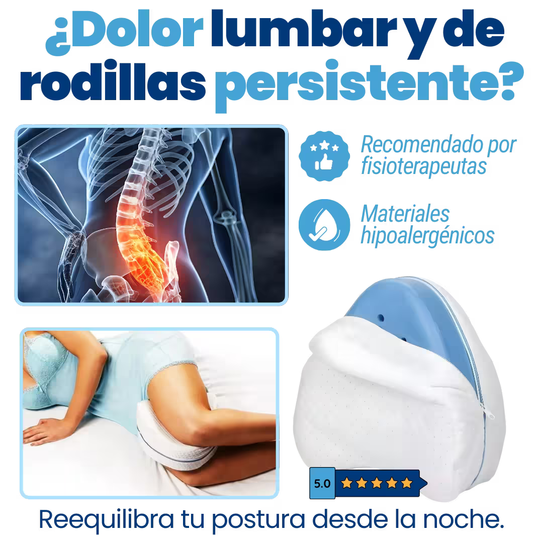 ¡Nuevo! Almohada ergonómica para piernas - Corrige tu postura mientras duermes