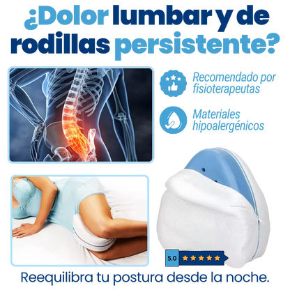 ¡Nuevo! Almohada ergonómica para piernas - Corrige tu postura mientras duermes