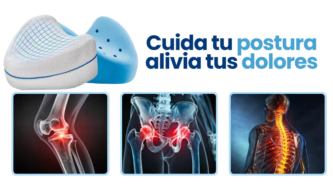 ¡Nuevo! Almohada ergonómica para piernas - Corrige tu postura mientras duermes