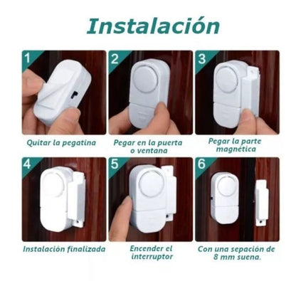 ¡Nuevo! Sistema de protección inmediata - Alarma antirrobo para puertas y ventanas